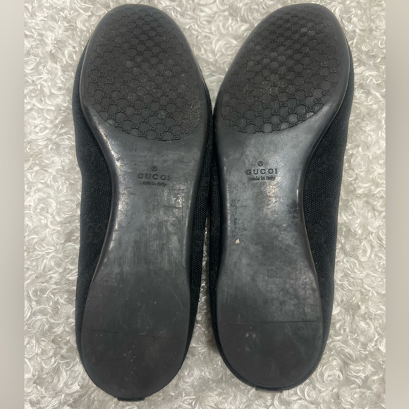 Gucci GG Canvas Interlocking Gg Ballet Flats - Picture 7 of 10